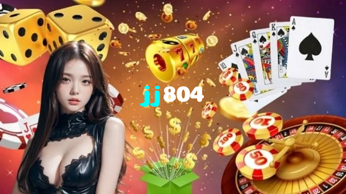 jj804 casino presented on mobile device in Pakistan with slots and live games